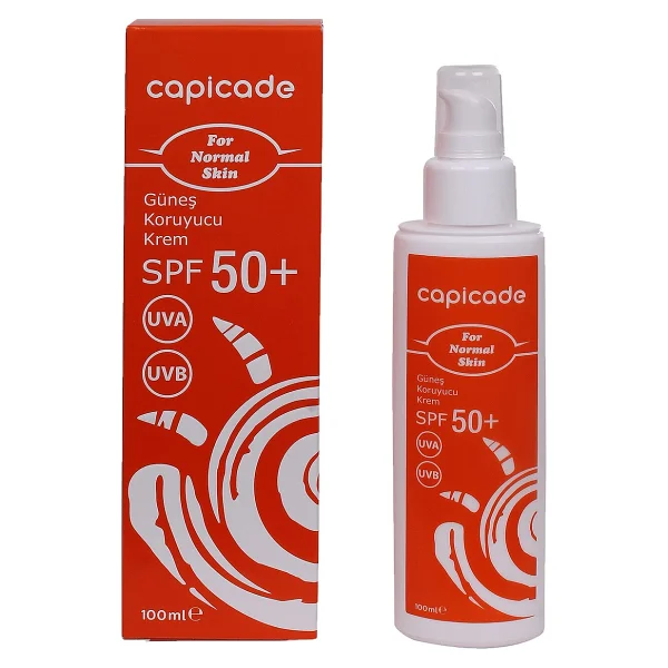 Capicade Normal Ciltler için 100 ml 50 Faktör Güneş Kremi - Görsel 6