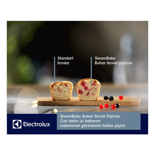 Electrolux KODDP77WX SteamBake Siyah Ankastre Fırın - Görsel 9