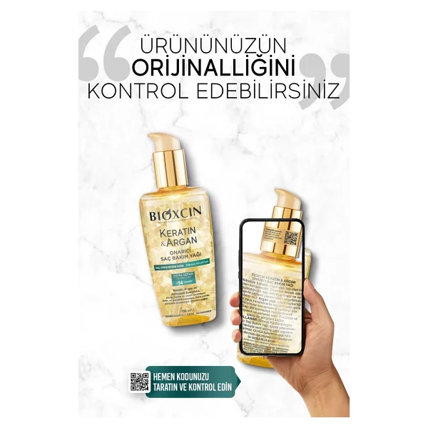 Bioxcin Keratin & Argan Onarıcı 150 ml 3 Adet Saç Bakım Yağı - Görsel 6