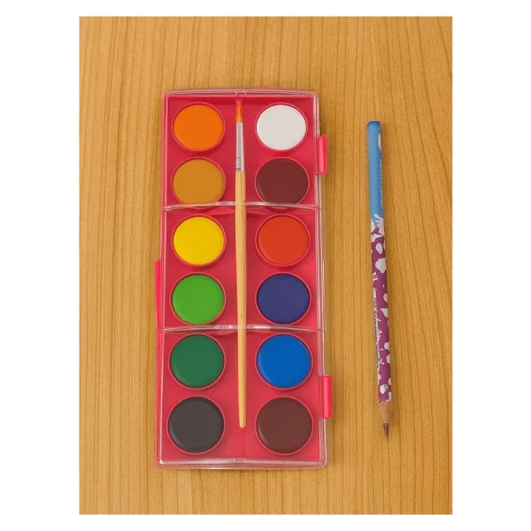 Faber-Castell Unicorn Büyük Boy 12'li Sulu Boya - Görsel 6
