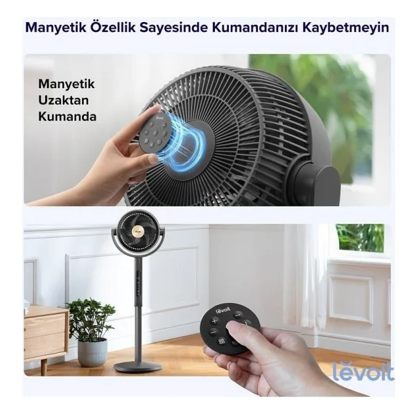 Levoit Pedestal Circulator Ayaklı Vantilatör - Görsel 6