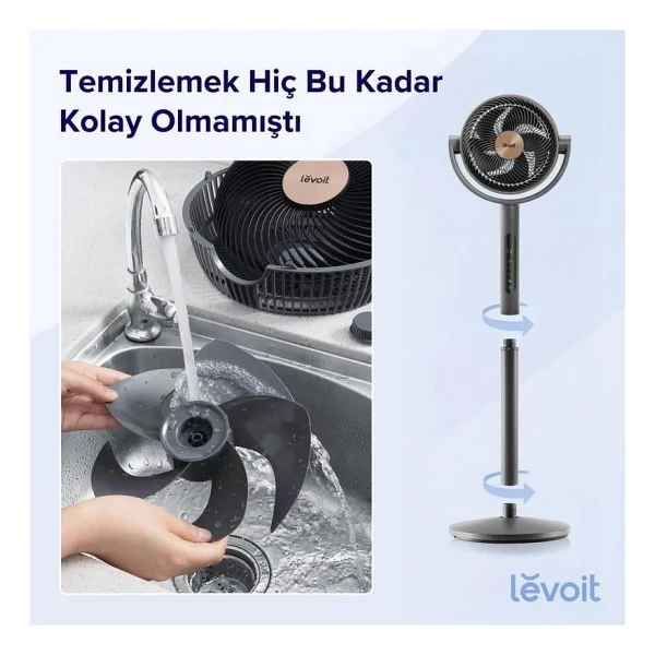 Levoit Pedestal Circulator Ayaklı Vantilatör - Görsel 9