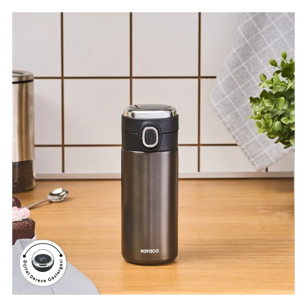 Karaca Darker Dijital Göstergeli 310 ml Çelik Termos - Görsel 2