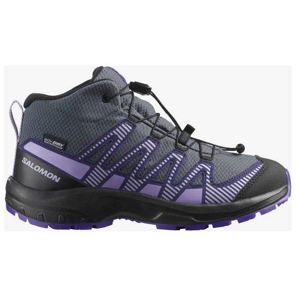 Salomon XA Pro V8 Mid L47857300 Su Geçirmez Mor Çocuk Bot - Görsel 6