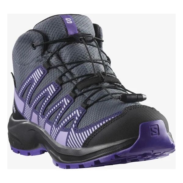 Salomon XA Pro V8 Mid L47857300 Su Geçirmez Mor Çocuk Bot - Görsel 4