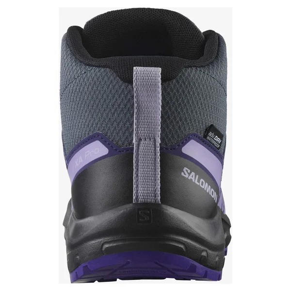 Salomon XA Pro V8 Mid L47857300 Su Geçirmez Mor Çocuk Bot - Görsel 5