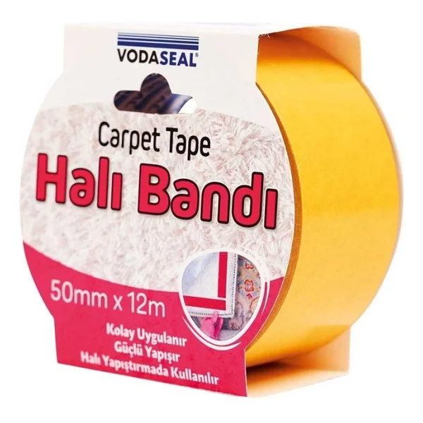 Vodaseal Halı Bandı 50 mm x 12 mt - Şeffaf - Görsel 3