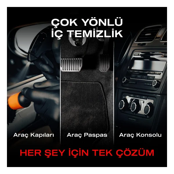 Nasiol Magic Apc Araç içi Çok Amaçlı Sprey Temizleyici-500ml-Koltuk,Döşeme,Plastik Kolay Temizleyici - Görsel 2