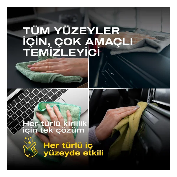 Nasiol Magic Apc Araç içi Çok Amaçlı Sprey Temizleyici-500ml-Koltuk,Döşeme,Plastik Kolay Temizleyici - Görsel 5