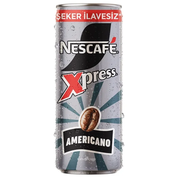 Nescafe Xpress Americano Şeker Ilavesiz Soğuk Kahve 250ML X24 - 250 ml - Görsel 2