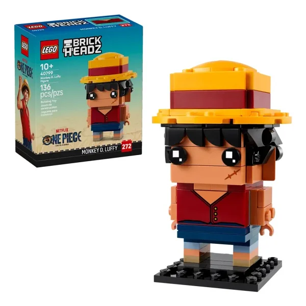 Lego 40799 BrickHeadz One Piece Monkey D. Luffy Figürü - Görsel 4