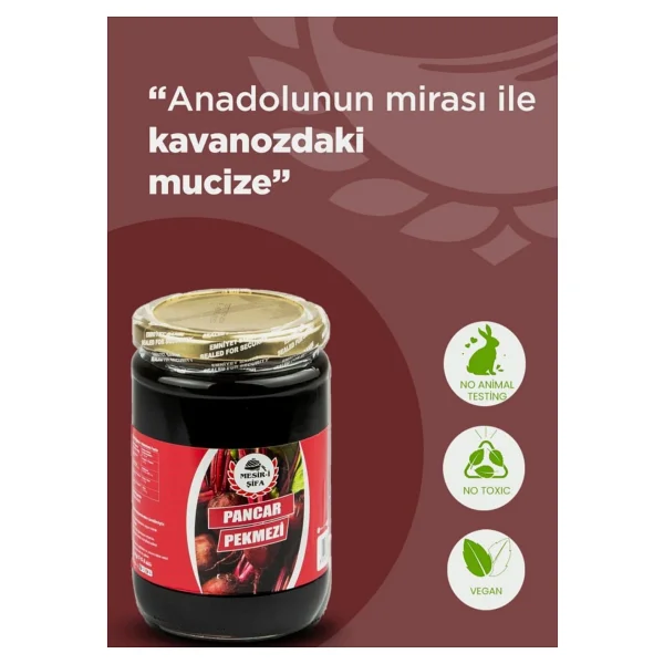 Mesir-i Şifa Pancar Pekmezi 800 gr - Görsel 7