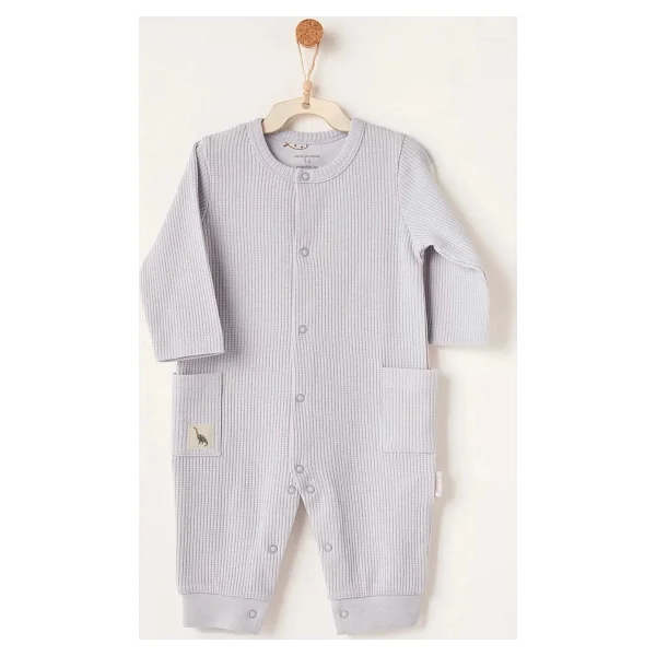 AndyWawa Mummy S Snuggle Saurus AC26013 Gri Bebek Tulumu - Görsel 4