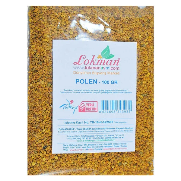 Lokmanavm Polen Arı Poleni Doğal 100 Gr Paket - Görsel 2