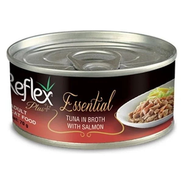 Reflex Plus Essential Ton Balıklı ve Somonlu 70 gr Yetişkin Konserve Kedi Maması - Görsel 7