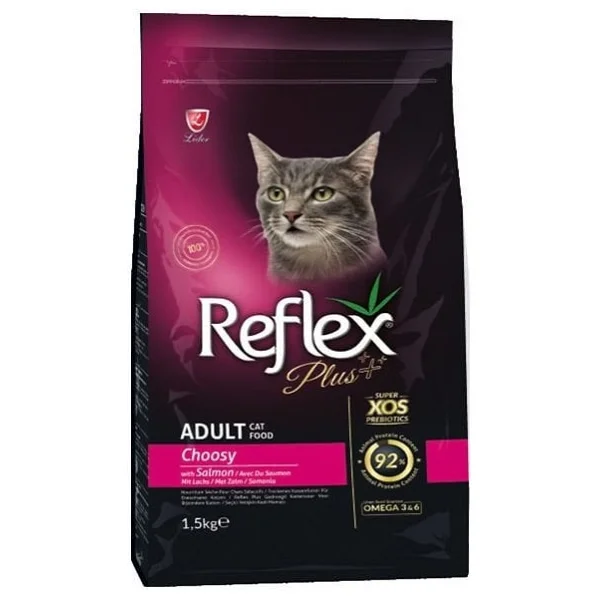 Reflex Plus Choosy Somonlu 1.5 kg Yetişkin Kedi Maması - Görsel 3