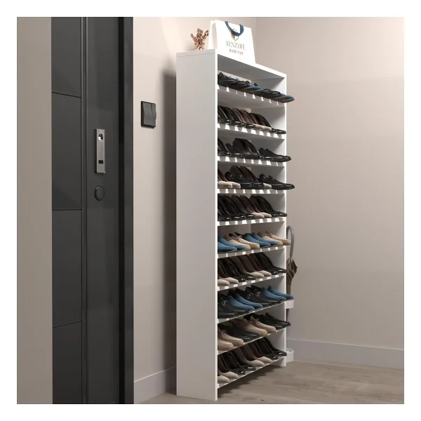 Kenzlife Mısri 183x080x20 48 Çift Ayakkabı Kapasitesi Arkalıksız Suntalam Ayakkabılık - Görsel 2