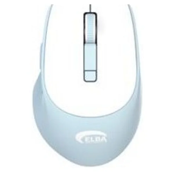 Elba B554 Beyaz-Mavi Optik Kablosuz Mouse - Görsel 3