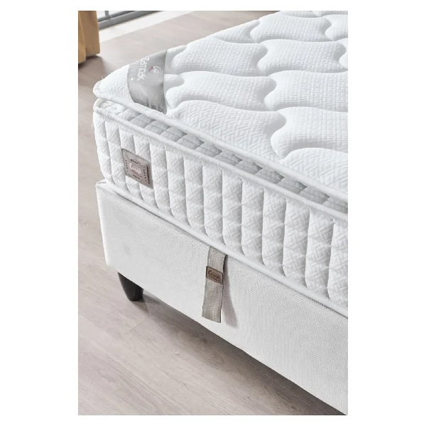 Cennet Yatak Zambak Modeli Çift Kişilik Pedli Paket Yaylı Full Ortopedik Antibakteriyel Yatak - 160 x 200 cm - Görsel 6