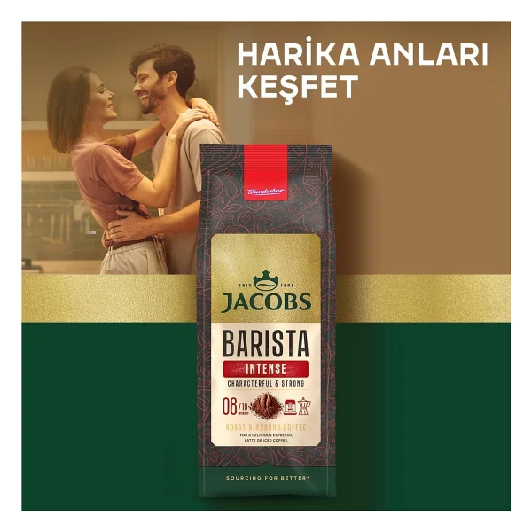 Jacobs Barista Intense Öğütülmüş Kahve 200 gr - Görsel 8