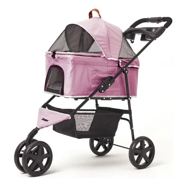 Zampa Venüs Pembe Kedi ve Köpek Arabası 50x80x90 cm - Görsel 5