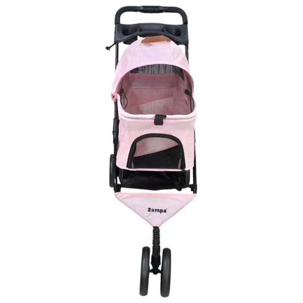Zampa Venüs Pembe Kedi ve Köpek Arabası 50x80x90 cm - Görsel 4