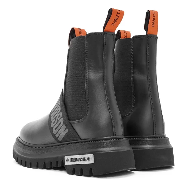 Harley Davidson Nefud 021Z100563-B1409 Siyah Kadın Deri Bot - Görsel 6