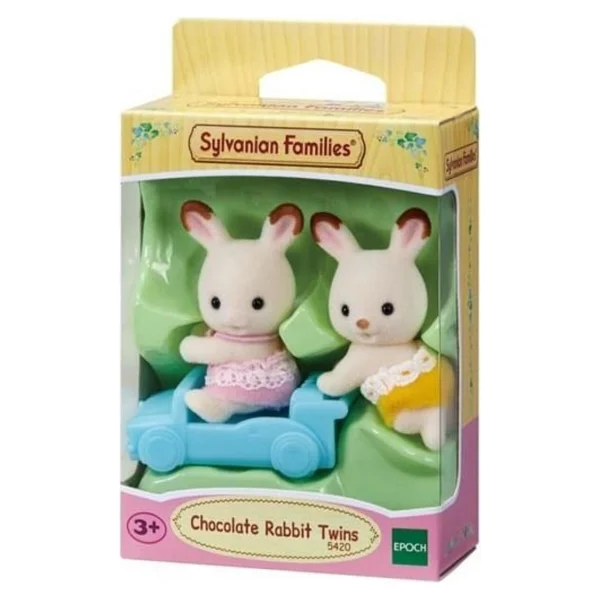 Sylvanian Families Çikolata Kulaklı Tavşan İkiz Bebekleri 5420 - Görsel 7