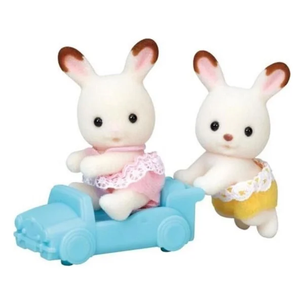 Sylvanian Families Çikolata Kulaklı Tavşan İkiz Bebekleri 5420 - Görsel 8