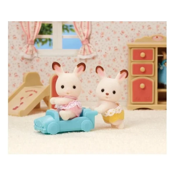 Sylvanian Families Çikolata Kulaklı Tavşan İkiz Bebekleri 5420 - Görsel 9