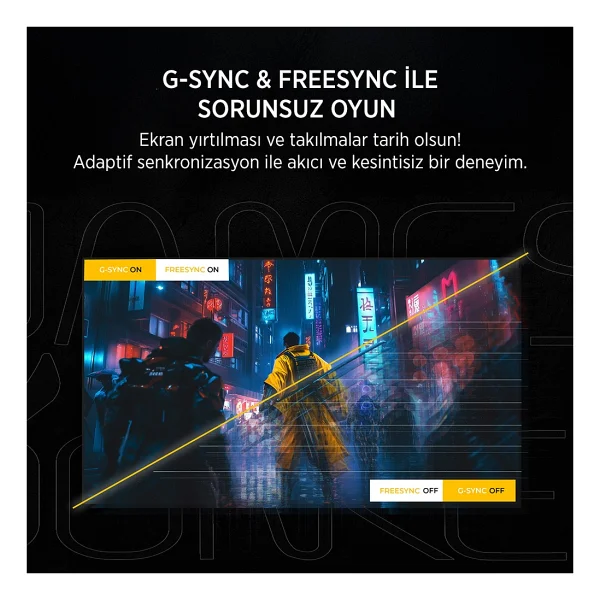 James Donkey Rion R40 24" 0.5 ms Full HD Curved 240 Hz Oyuncu Monitörü - Görsel 7