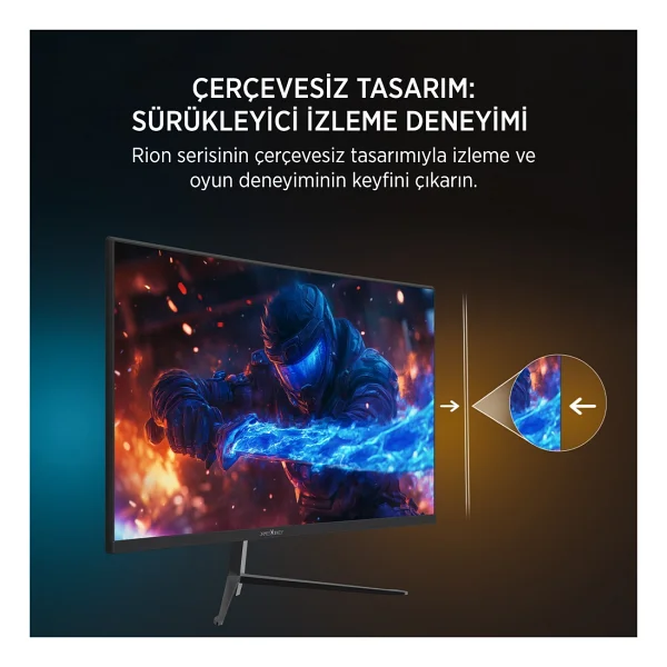 James Donkey Rion R40 24" 0.5 ms Full HD Curved 240 Hz Oyuncu Monitörü - Görsel 8