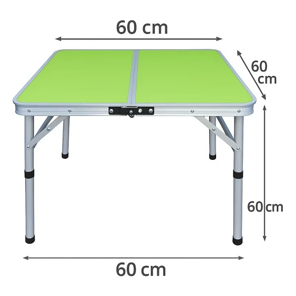 ModulBox Export 60x60 cm Alüminyum Katlanır Kamp Masası - Görsel 2