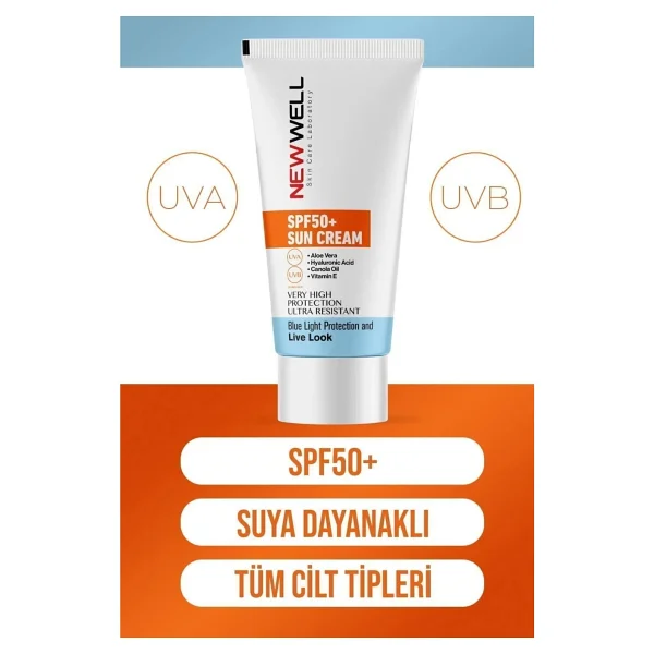 New Well Leke Karşıtı 50 ml 50 Faktör Güneş Kremi - Görsel 4