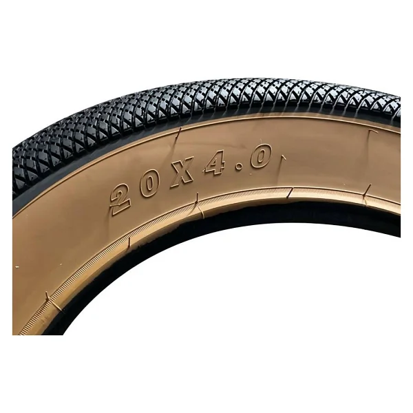Coolride 20x4.00 3mm Zırhlı Fat Bike Amber Yanak Bisiklet Dış Lastik - Görsel 3