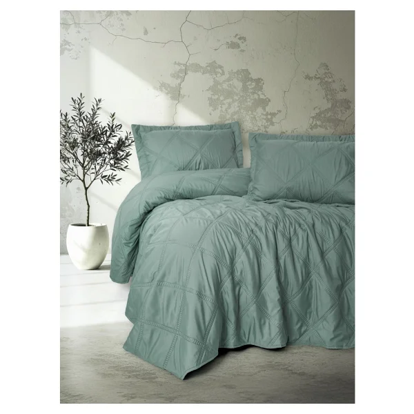Cotton Box Serra Mint Tek Kişilik Yatak Örtüsü - Görsel 3