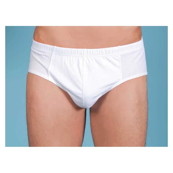 Berrak 1050 Erkek Slip Külot 6'lı Paket - Beyaz - 3XL - Görsel 5