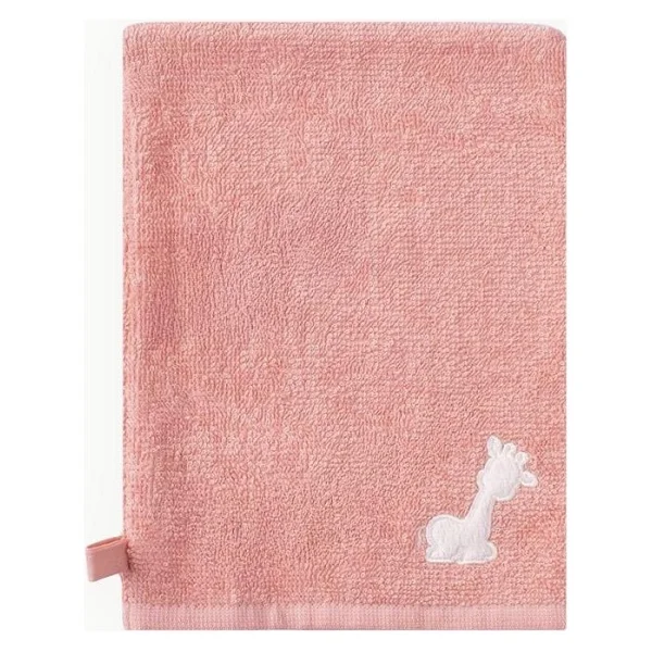 Uygun Bebe Bebek Havlu Banyo Kesesi Toz Pembe - Görsel 5