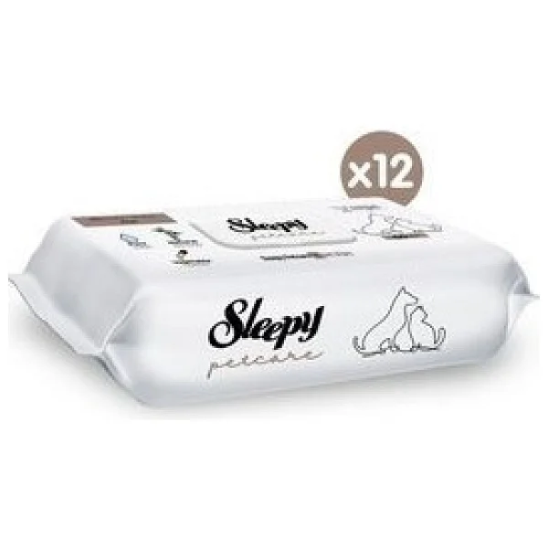 Sleepy Petcare Evcil Hayvanlar için 720 Yapraklı Kokulu Islak Havlu - Alkol İçermez, Doğal Özlü - Görsel 8