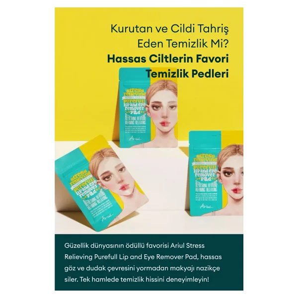 Ariul Stress Relieving Purefull Arındırıcı 10'lu Makyaj Temizleme Pedi - Görsel 7