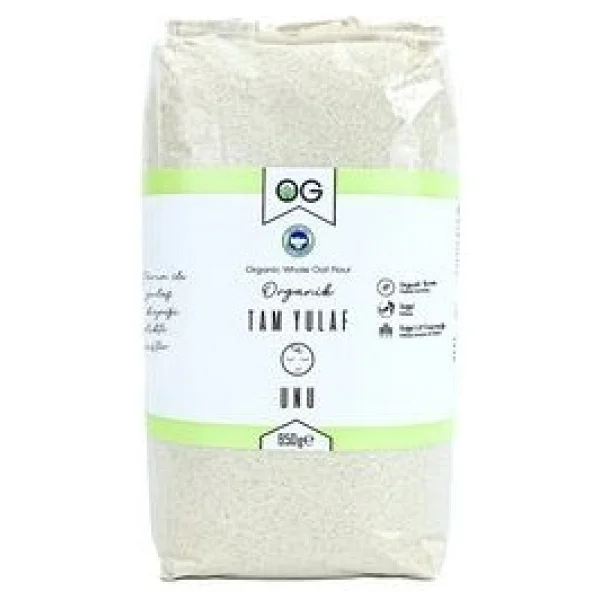 OG Natural 650 gr Organik Tam Yulaf Unu - Görsel 3