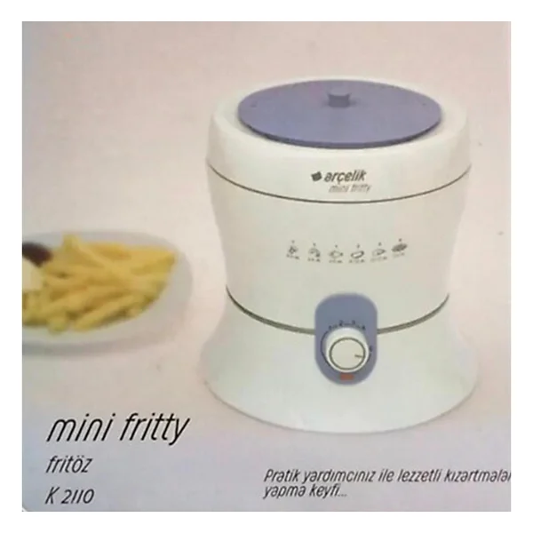 Arçelik K-2110 Mini Fritty 900 W 0.5 Lt Isı Ayarlı Fritöz - Görsel 2