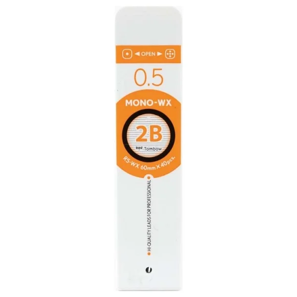Tombow Mono Wx 40'lı 2B 0.5 mm Kalem Ucu - Görsel 2