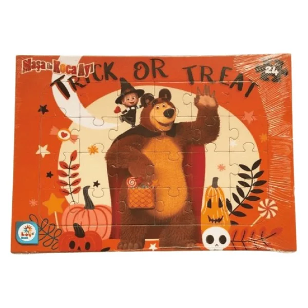 LAÇO KİDS Laço Kids Masha Koca Ayı 24 Parça Frame Puzzle - Görsel 2