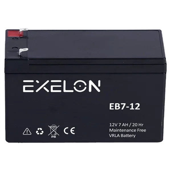 Exelon 12V 7AH Agm Kuru Tip Akü 2025 Üretim - Görsel 3