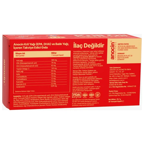 Krill Oil (Norveç Menşeli Superba2 ) + Omega-3 (Epa-Dha) Complex - Görsel 3