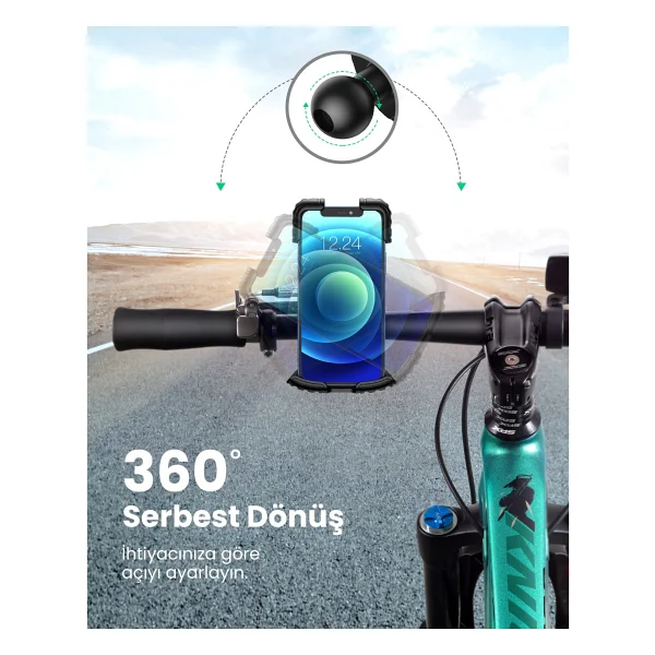 Ugreen 60548 Motosiklet Telefon Tutucu - Görsel 4