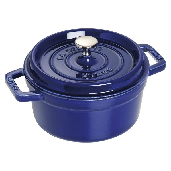 Staub La Cocotte Yuvarlak Koyu Mavi 20 cm Döküm Tencere - Görsel 5