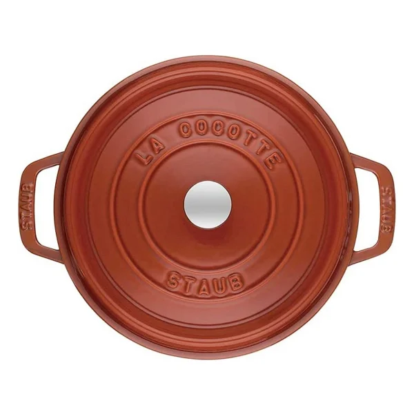Staub La Cocotte Yuvarlak Tarçın 28 cm Döküm Tencere - Görsel 3