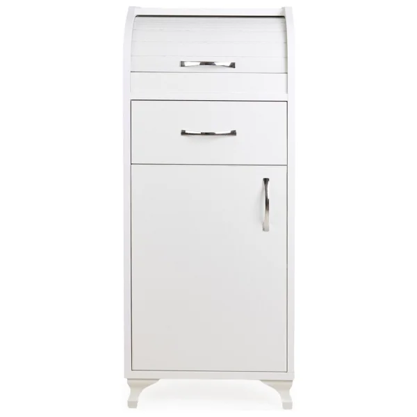 Eco Room Tek Çekmeceli Ekmeklik - Safir Meşe / Beyaz - 105x30x42 cm - Görsel 5